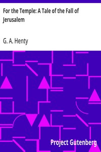 Cover of For the Temple: A Tale of the Fall of Jerusalem
