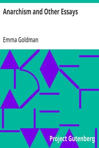 Cover of Anarchism and Other Essays