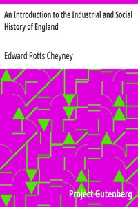 Cover of An Introduction to the Industrial and Social History of England