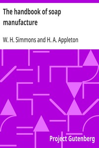 Cover of The handbook of soap manufacture