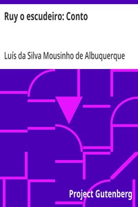 Cover of Ruy o escudeiro: Conto