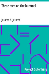 Cover of Three men on the bummel