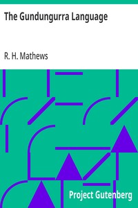 Cover of The Gundungurra Language