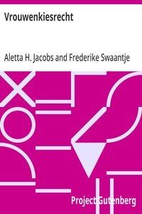 Cover of Vrouwenkiesrecht