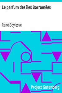 Cover of Le parfum des îles Borromées