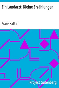Cover of Ein Landarzt: Kleine Erzählungen