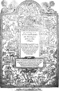 Cover of The Mathematicall Praeface to Elements of Geometrie of Euclid of Megara