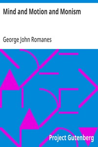 Cover of Mind and Motion and Monism