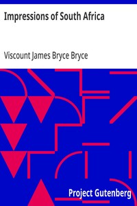 Cover of Impressions of South Africa