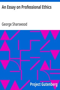 Cover of An Essay on Professional Ethics Second Edition