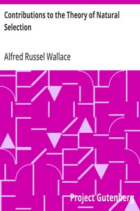 Cover of Contributions to the Theory of Natural Selection A Series of Essays
