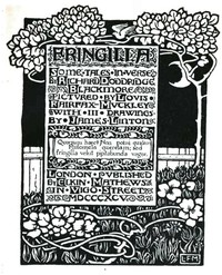 Cover of Fringilla: Some Tales In Verse