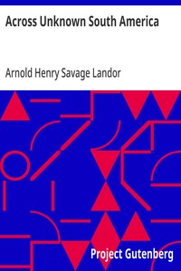 Cover of Across Unknown South America