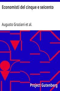 Cover of Economisti del cinque e seicento
