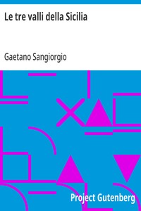 Cover of Le tre valli della Sicilia