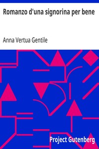 Cover of Romanzo d'una signorina per bene