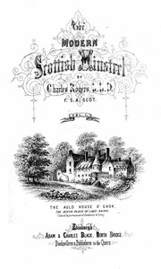 Cover of The Modern Scottish Minstrel, Volumes 1-6. The Songs of Scotland of the Past Half Century