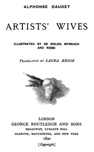 Cover of Artists' Wives