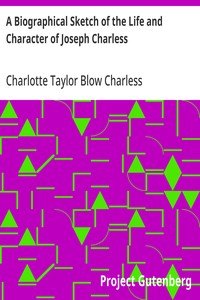 Cover of A Biographical Sketch of the Life and Character of Joseph Charless In a Series of Letters to his Grandchildren
