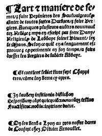 Cover of L'art et maniere de semer