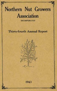 Cover of Northern Nut Growers Association Thirty-Fourth Annual Report 1943
