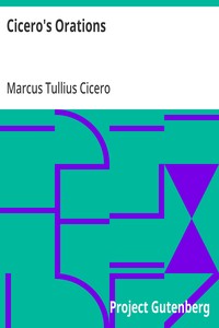 Cover of Cicero's Orations