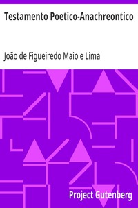 Cover of Testamento Poetico-Anachreontico