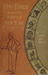 Cover of Tin-types taken in the streets of New York : $b a series of stories and sketches portraying many singular phases of metropolitan life