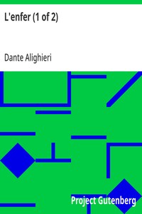 Cover of L'enfer (1 of 2) La Divine Comédie - Traduit par Rivarol