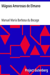 Cover of Mágoas Amorosas de Elmano Idyllio Por Bocage