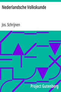 Cover of Nederlandsche Volkskunde