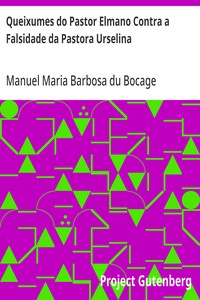 Cover of Queixumes do Pastor Elmano Contra a Falsidade da Pastora Urselina Egloga