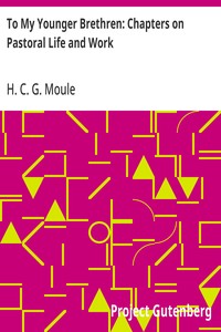Cover of To My Younger Brethren: Chapters on Pastoral Life and Work