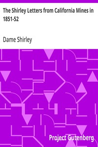 Cover of The Shirley Letters from California Mines in 1851-52