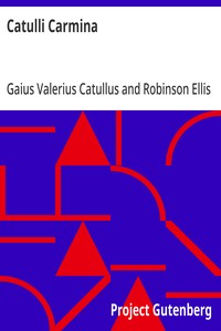 Cover of Catulli Carmina