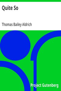 Cover of Quite So