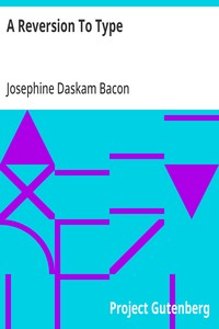 Cover of A Reversion To Type