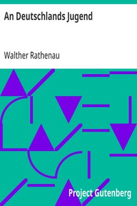 Cover of An Deutschlands Jugend