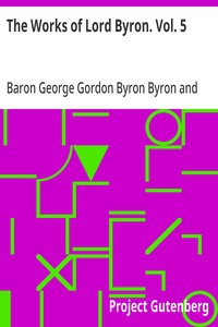 Cover of The Works of Lord Byron. Vol. 5 Poetry