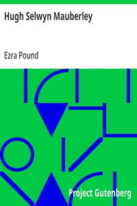 Cover of Hugh Selwyn Mauberley