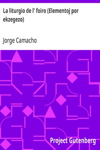 Cover of La liturgio de l' foiro (Elementoj por ekzegezo)