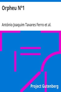 Cover of Orpheu Nº1 Revista Trimestral de Literatura