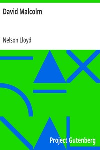Cover of David Malcolm