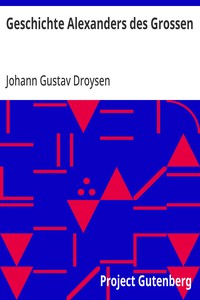 Cover of Geschichte Alexanders des Grossen