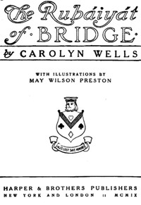 Cover of The Rubáiyát of Bridge