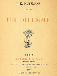 Cover of Un dilemme