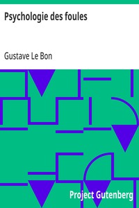 Cover of Psychologie des foules