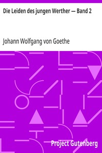 Cover of Die Leiden des jungen Werther — Band 2