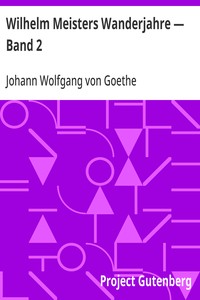 Cover of Wilhelm Meisters Wanderjahre — Band 2