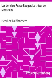 Cover of Les derniers Peaux-Rouges: Le trésor de Montcalm